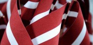 VeikalÄ "Love Latvia" var Latvijas karoga lentÄ«ti